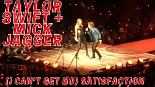 TAYLOR SWIFT + MICK JAGGER PREFORM “I CAN’T GET NO SATISFACTION” LIVE ON THE 1989 WORLD TOUR