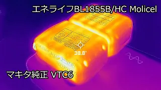 マキタ純正18Vと互換バッテリーに高負荷掛けて比較してみた【エネライフ】