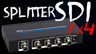 DIVISOR SDI 1X4 | SPLITTER e REPETIDOR SDI