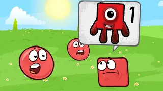 Red Ball 4 vs Numberblock All Boss