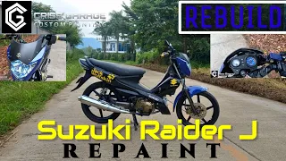 RAIDER J REBUILD // SUZUKI RAIDER J REPAINT // CRISS GARAGE