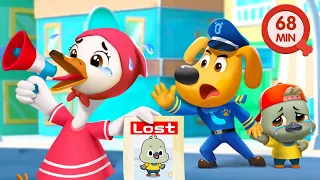 Baby's Looking for Mommy | Police Cartoon | Safety Cartoon | Kids Cartoon | Sheriff Labrador