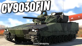 CV9030FIN Swedish Light Tank Gameplay | War Thunder