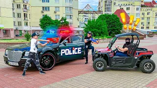 Den y Policía las reglas de conducta para niños | Los niños juegan a policías!