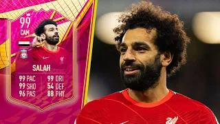 So Many 99s!! 🤯 99 Futties Mohamed Salah Player Review! FIFA 22 Ultimate Team