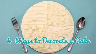 4 Fun Ways to Decorate a Cake! Gemma's Bold Baking Basics Ep 34