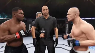 🥊Mike Tyson vs. Bas Rutten (EA Sports UFC 2) - CPU vs. CPU - Crazy UFC 👊🤪