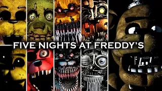 FNAF 1, 2, 3, 4, 5, 6, UCN All Jumpscares Complete! 2014-2018