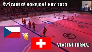 ČESKO VS ŠVÝCARSKO |ŠVÝCARSKÉ HOKEJOVÉ HRY 2023 |NHL 24 WPS5