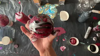 (93) ART 1 Pouring in ornaments - extra credit assignment!