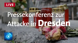 Pressekonferenz zur tödlichen Messerattacke in Dresden