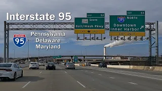 Interstate 95 in Pennsylvania, Delaware & Maryland (i-95 Philadelphia - Baltimore - Washington DC)