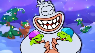 Om Nom Stories: Snow Monster | Funny Cartoons For Kids | Christmas with Om Nom