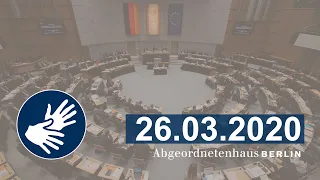 Regierungserklärung und Aussprache, 26.03.2020