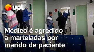 Médico é agredido a marteladas por marido de paciente em unidade de saúde no Paraná