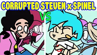 Friday Night Funkin' VS Corrupted Steven And Spinel / Come Learn With Pibby x FNF / FNF MOD