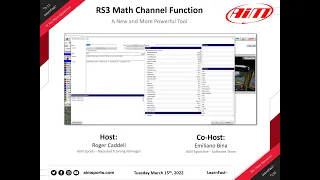 3-11 RS3 Math Channel Function, A New and More Powerful Tool with Emiliano Bina - 3/15/2022