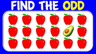 【Easy, Medium, Hard Levels】Can you Find the Odd Emoji out & Letters and numbers in 15 seconds? #76