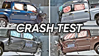 CRASH TEST Biggest Trucks RAM 1500, Toyota Tundra, Ford F150, Nissan Titan 😲
