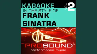 That's Life (Karaoke Instrumental Track) (In the style of Frank Sinatra)