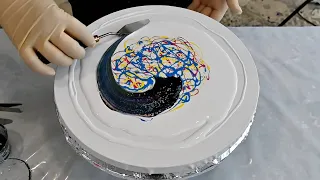Creating Stunning Chaos: Acrylic Pouring with Ribbon Swipe Technique @Studio15Acrylics Inspired