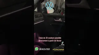 Installation éclairage d’ambiance sur Volkswagen Golf 7