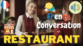 🇫🇷 Learn French Conversation at Restaurant 🍽️