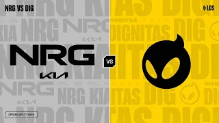 NRG v DIG - Week 1 Day 2 | LCS Spring Split | NRG v Dignitas (2024)