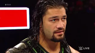 195 Roman Reigns confronts Constable Baron Corbin about Brock Lesnar