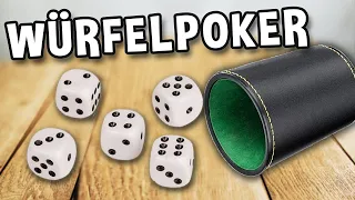 WÜRFELPOKER - Spielregeln TV (Spielanleitung Deutsch) - Poker Würfel