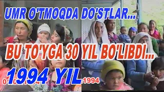 BUGUN BU TO'YGA 30 YIL BO'LIBDI... UMR OQAR  SUVDEK  O'TMOQDA.....