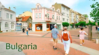 BULGARIA, Varna. An Amazing Walk from The City Center to The Beautiful Park on The Waterfront.