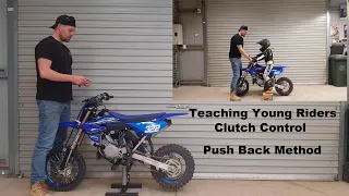 Teaching Young Motocross Riders Clutch Control For The First Time - The Transition To A 65