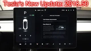 Model 3 Update 2018.50 Issues Fix For Frozen Charge Port