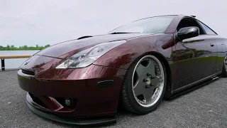 Bagged Toyota Celica