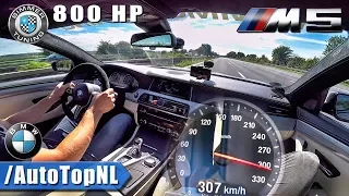 307km/h 800HP BMW M5 F10 Bimmer Tuning AUTOBAHN DRIVE by AutoTopNL