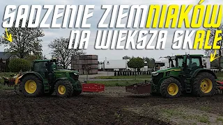 ☆ 🇵🇱 Sadzenie ziemniaków na większą skalę! ☆  3X JD, Same, Manitou, Grimme. ☆ KARTV