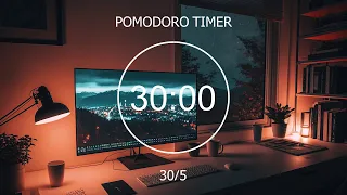 30/5 Pomodoro ★︎ 4 Hour Study🎶 Lofi Music Helps To Focus On Studying • Focus Station