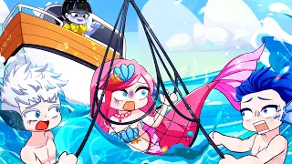 Anna Mermaid Story - Mermaid is caught | Gacha Club | Ppg x Rrb Gacha Life