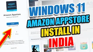 How to Install Windows 11 Amazon Appstore in India | Install Amazon Appstore in Windows 11 [HINDI]