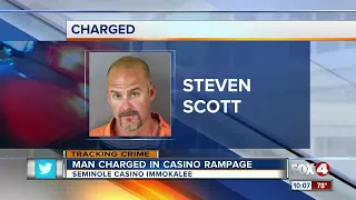 Police: Man goes on rampage at casino after losing money