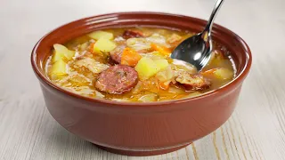 The Famous Polish Cabbage Soup KAPUŚNIAK. Old Fashioned Cabbage Soup. Recipe by Always Yummy!