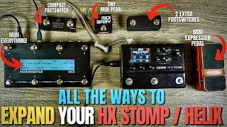 How To EXPAND Your HX STOMP Beyond Only 3 FOOTSWITCHES!