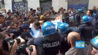 Torino, tensione alla manifestazione contro la Meloni: le cariche della polizia sugli studenti...