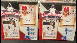 Championship Collection Baseball Repacks by MJ Holding. 2 box break. 2022 Walgreens Variety