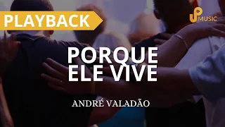 PORQUE ELE VIVE | PLAYBACK COM LETRA | André Valadão