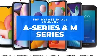 FRP Bypass in SM-A12 & All Samsung A-Series and M,N & S-Series Phones Android 11, 10 & 9 New Method👏