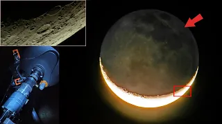 А Вы знали? Что такое Пепельный свет Луны ? Новые съёмки через телескоп