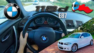 2012 BMW 118D E87 (105kW) 143HP POV 4K [Test Drive Hero] #91 ACCELERATION, ELASTICITY & DYNAMIC