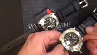 Supersubs: Panerai Luminor Submersible Chronographs: Slytech PAM 202 and PAM 187